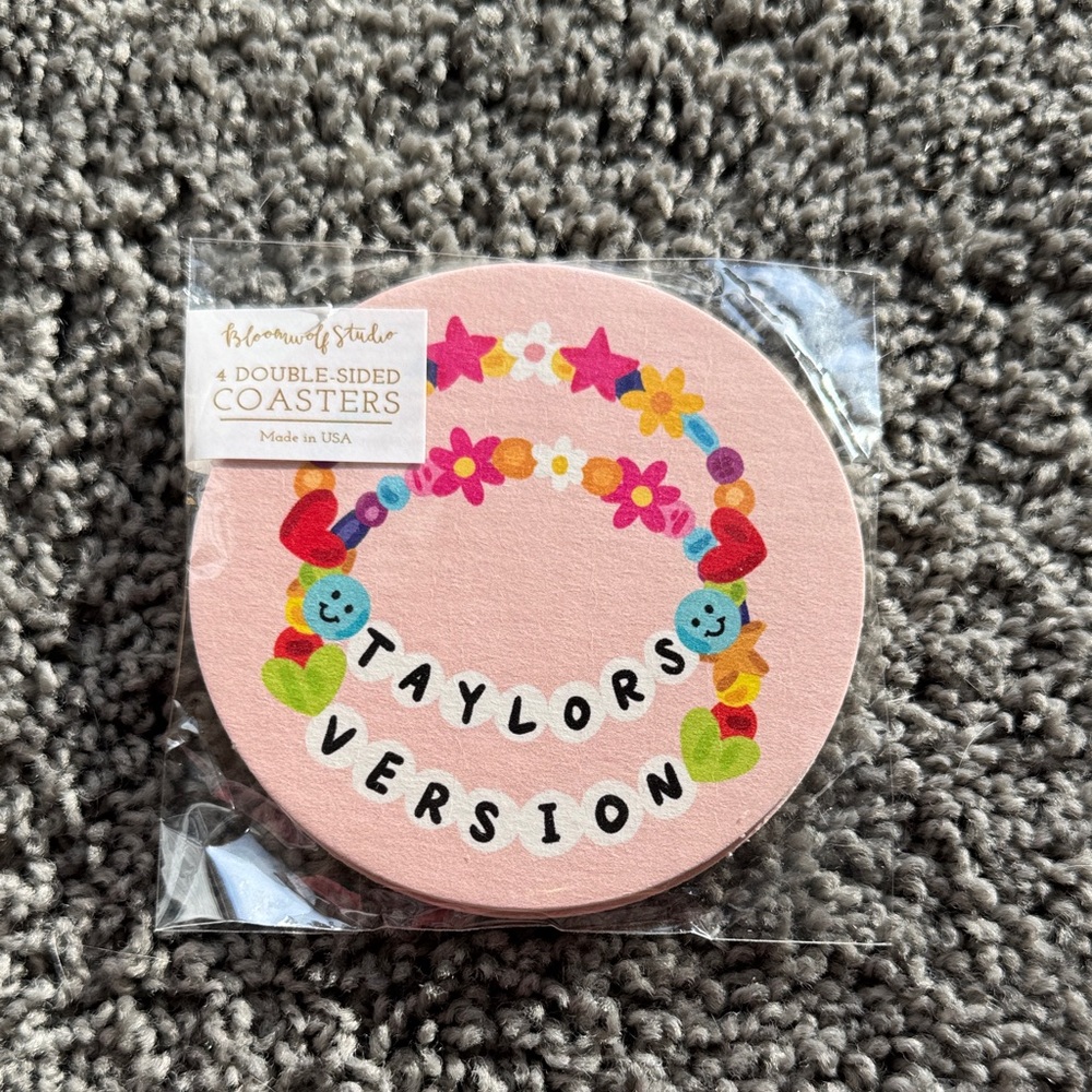 Taylor’s Version coasters 💕🪩🎀